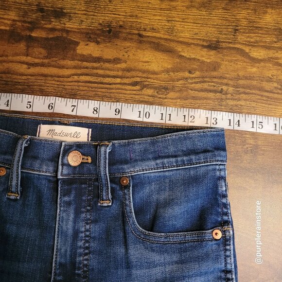 Madewell Jeans 27 Skinny 10" High Rise Danny Wash G7391 Tummy Control Stretch - Picture 8 of 13